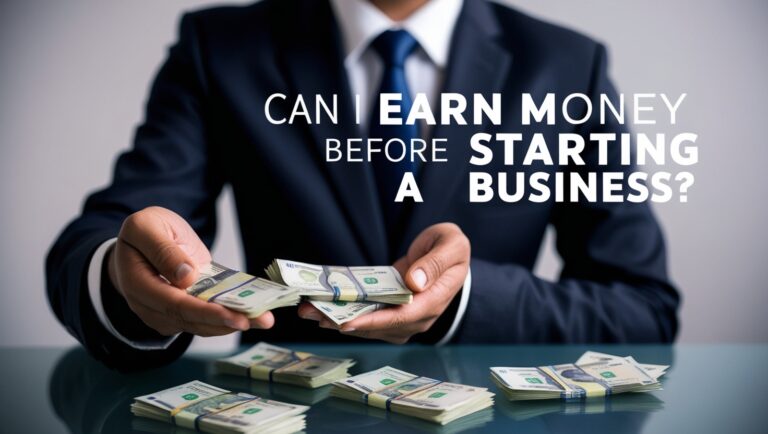 Can I Earn Money Before Starting a Business