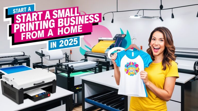 Start a Small Printing Business from Home in 2025